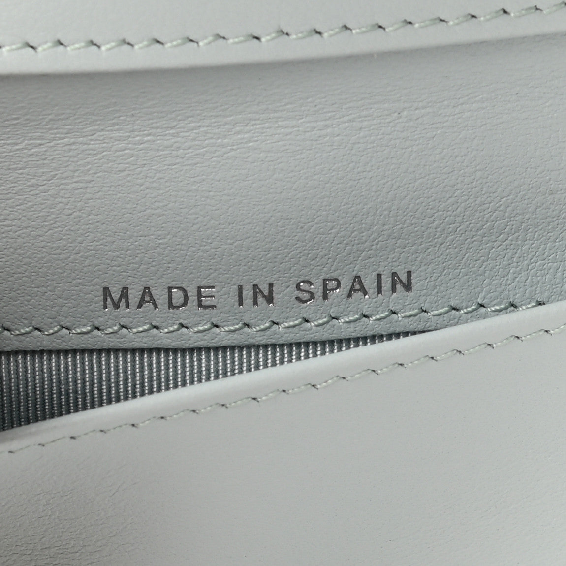 Caviar Quilted Double Flap Wallet Light Blue