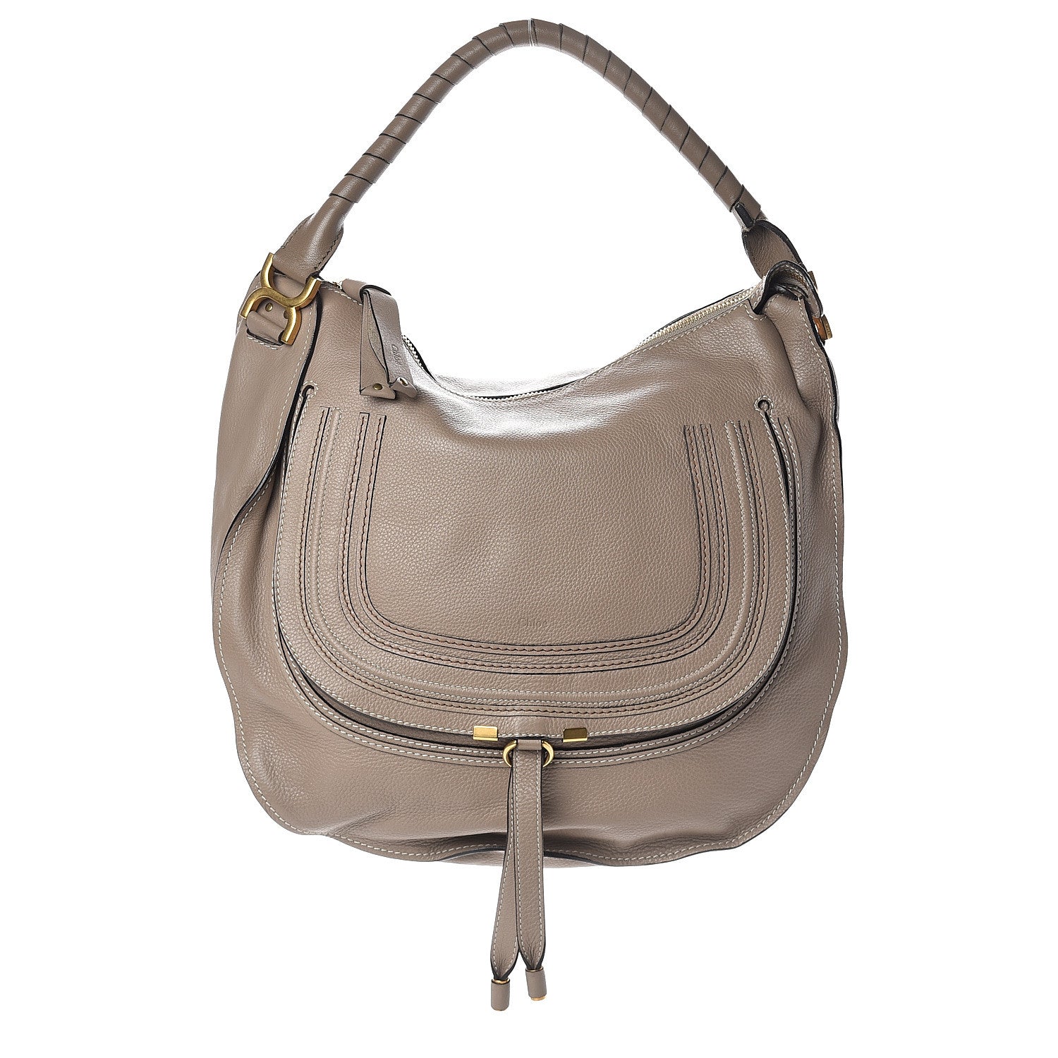 Chloe Calfskin Large Marcie Hobo Motty Grey 1 of 9
