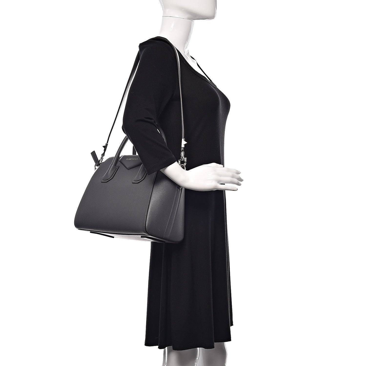 Givenchy Sugar Goatskin Small Antigona Storm Grey 2 of 11