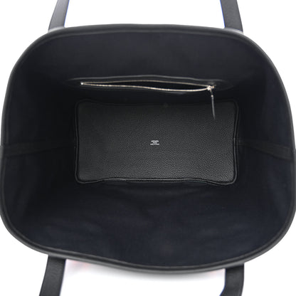 Hermes Canvas Taurillon Clemence Pursangle Tote 5 of 10