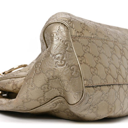 Gucci Guccissima Medium Sukey Tote Champagne 9 of 10
