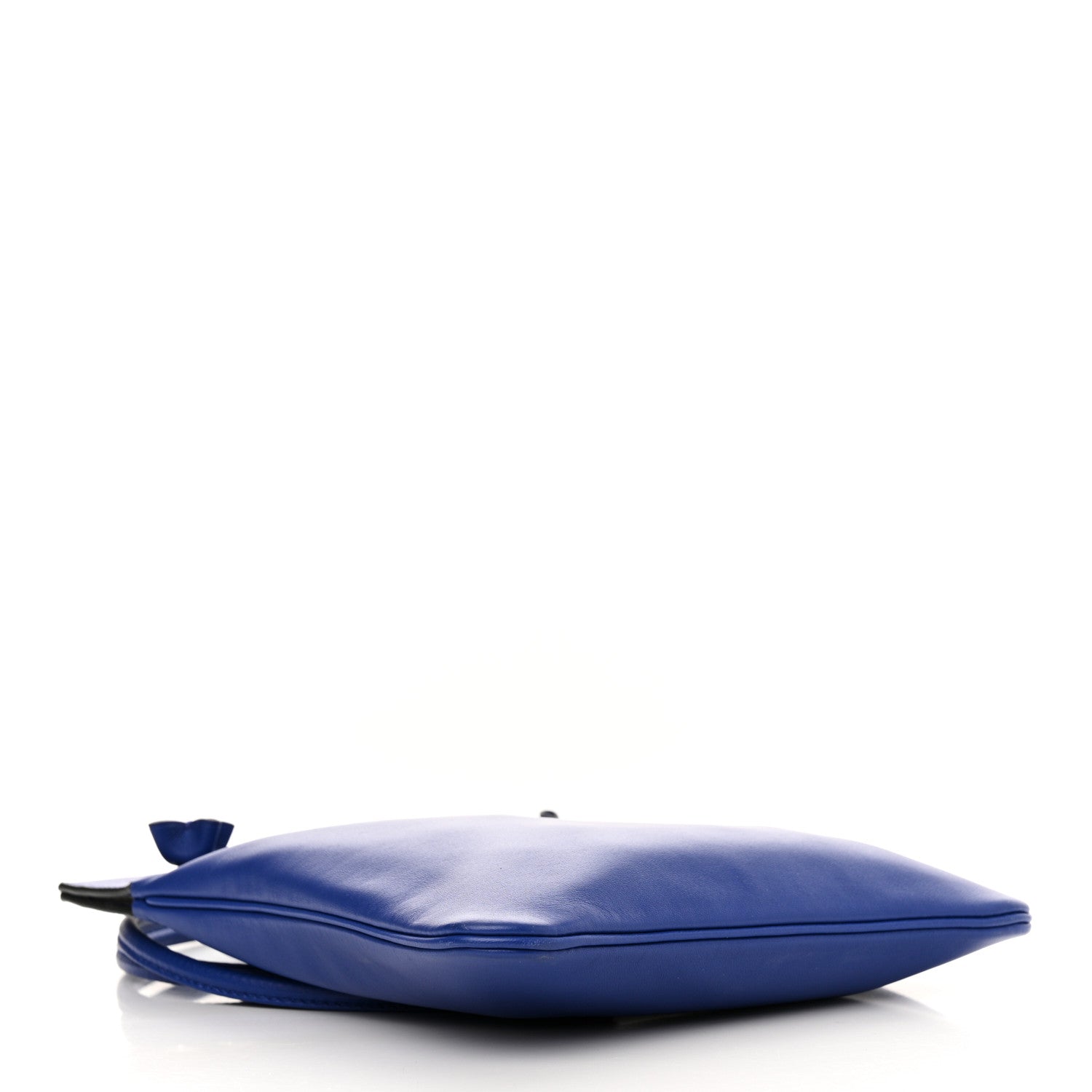 Hermes Milo Lambskin Swift Mini Aline Bleu Electrique 4 of 11