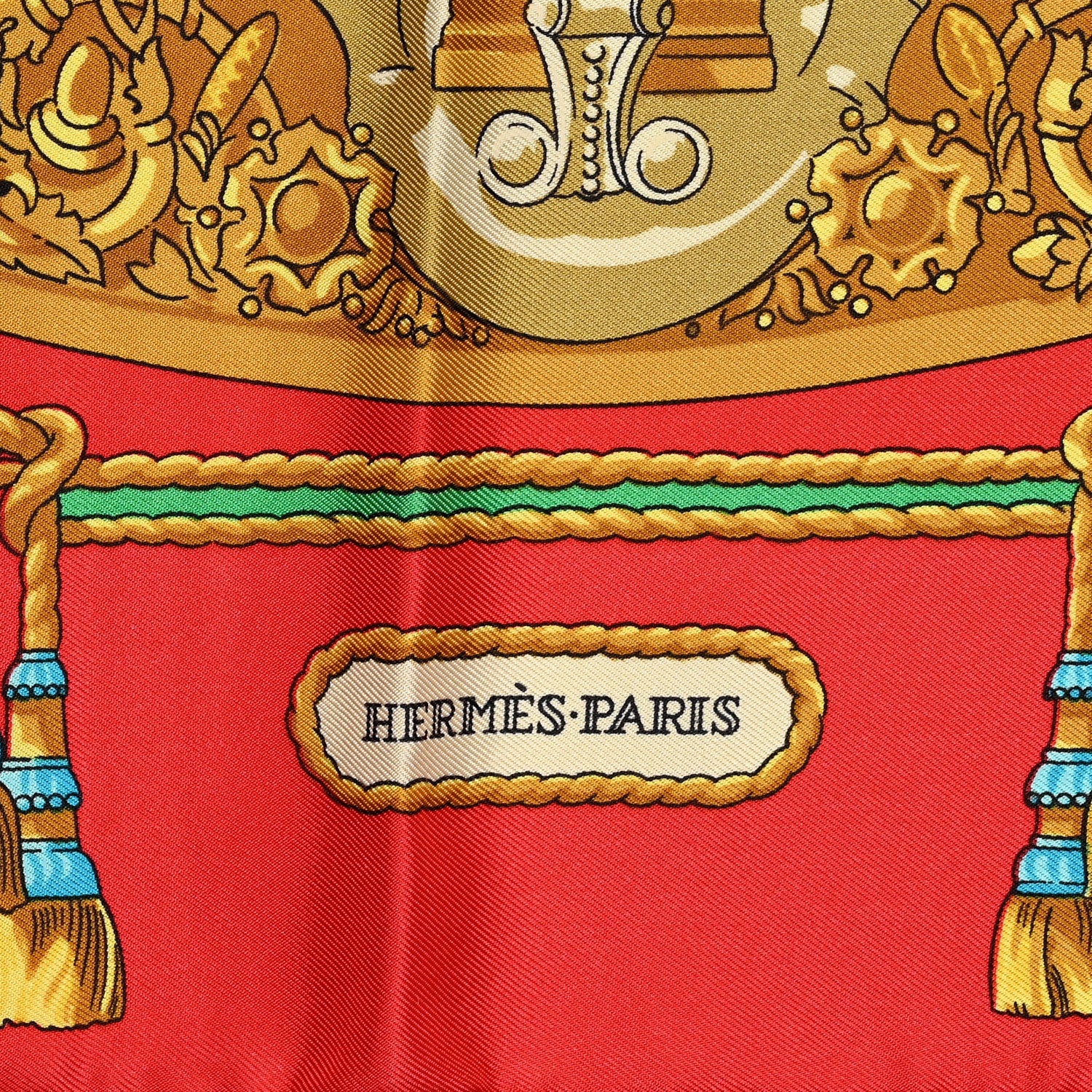 Hermes Silk Hommage A Charles Garnier Architecte De L'Opera De Paris Scarf 90 2 of 6