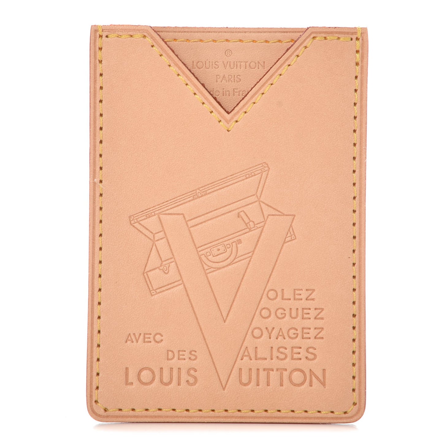 Vachetta Voyages Card Holder