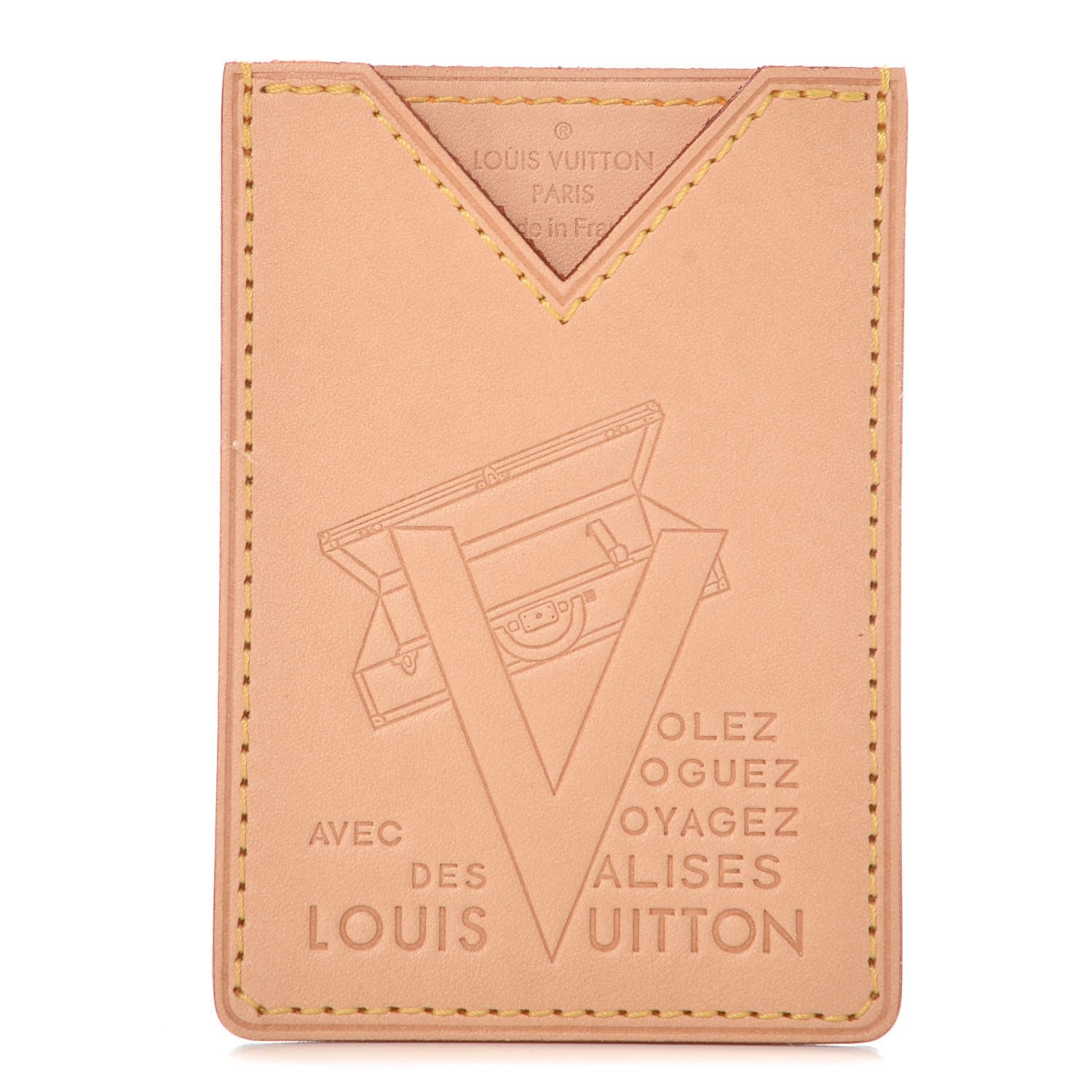 Louis Vuitton Vachetta Voyages Card Holder 1 of 6