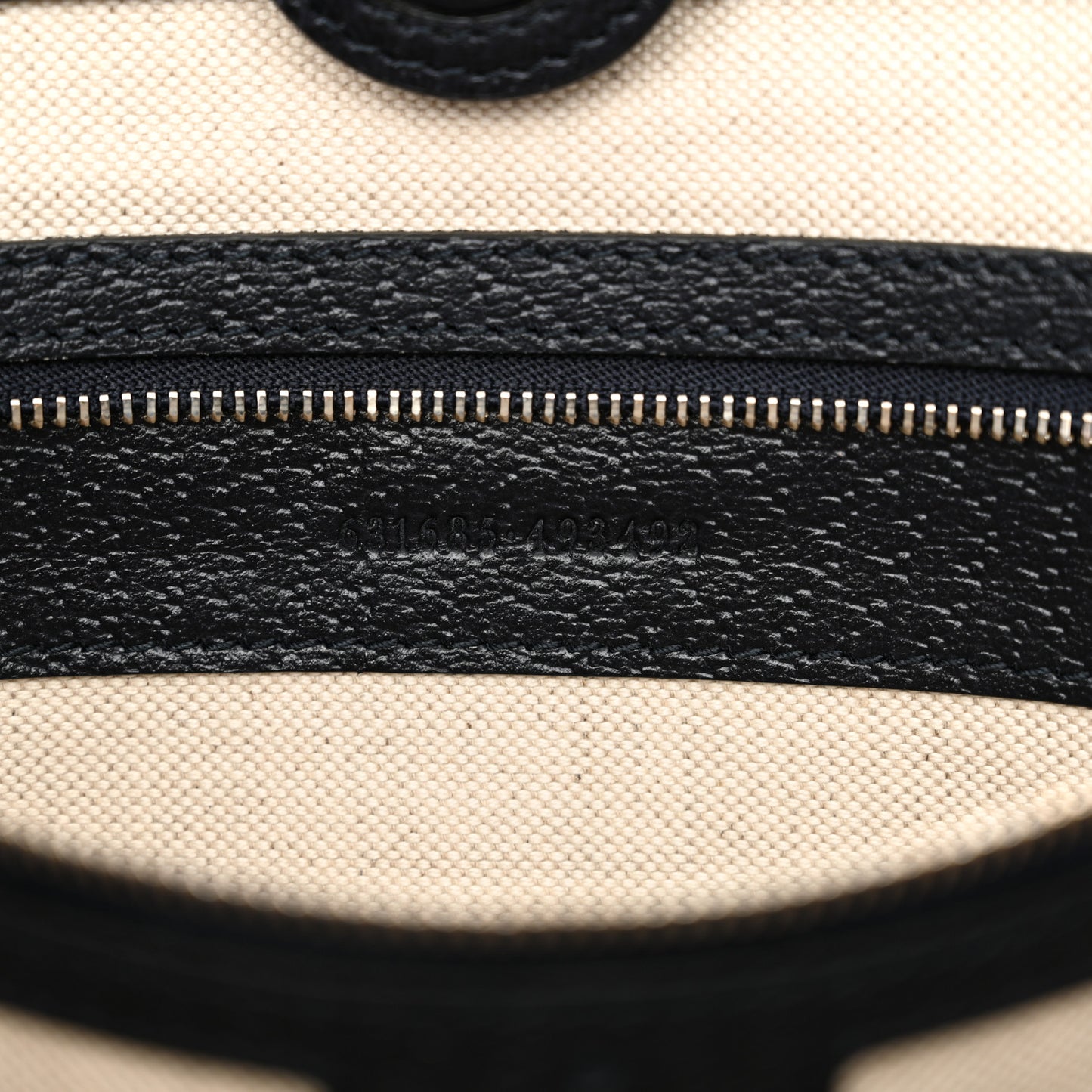 GG Supreme Monogram Textured Calfskin Web Medium Ophidia Shopping Tote Beige Blue
