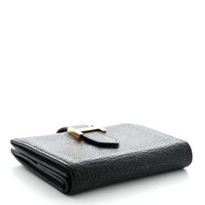 Hermes Chevre Mysore Mini Bearn Wallet Black 4 of 15