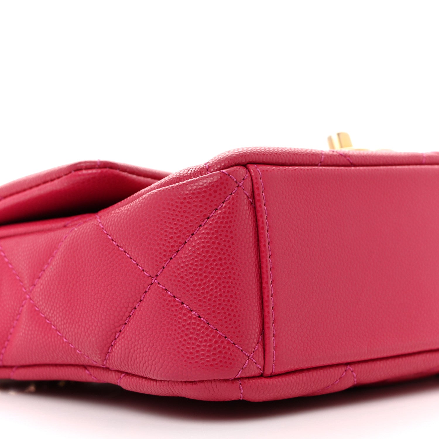 Chanel Caviar Quilted Small Twist Your Buttons Flap Fuchsia 9 of 11
