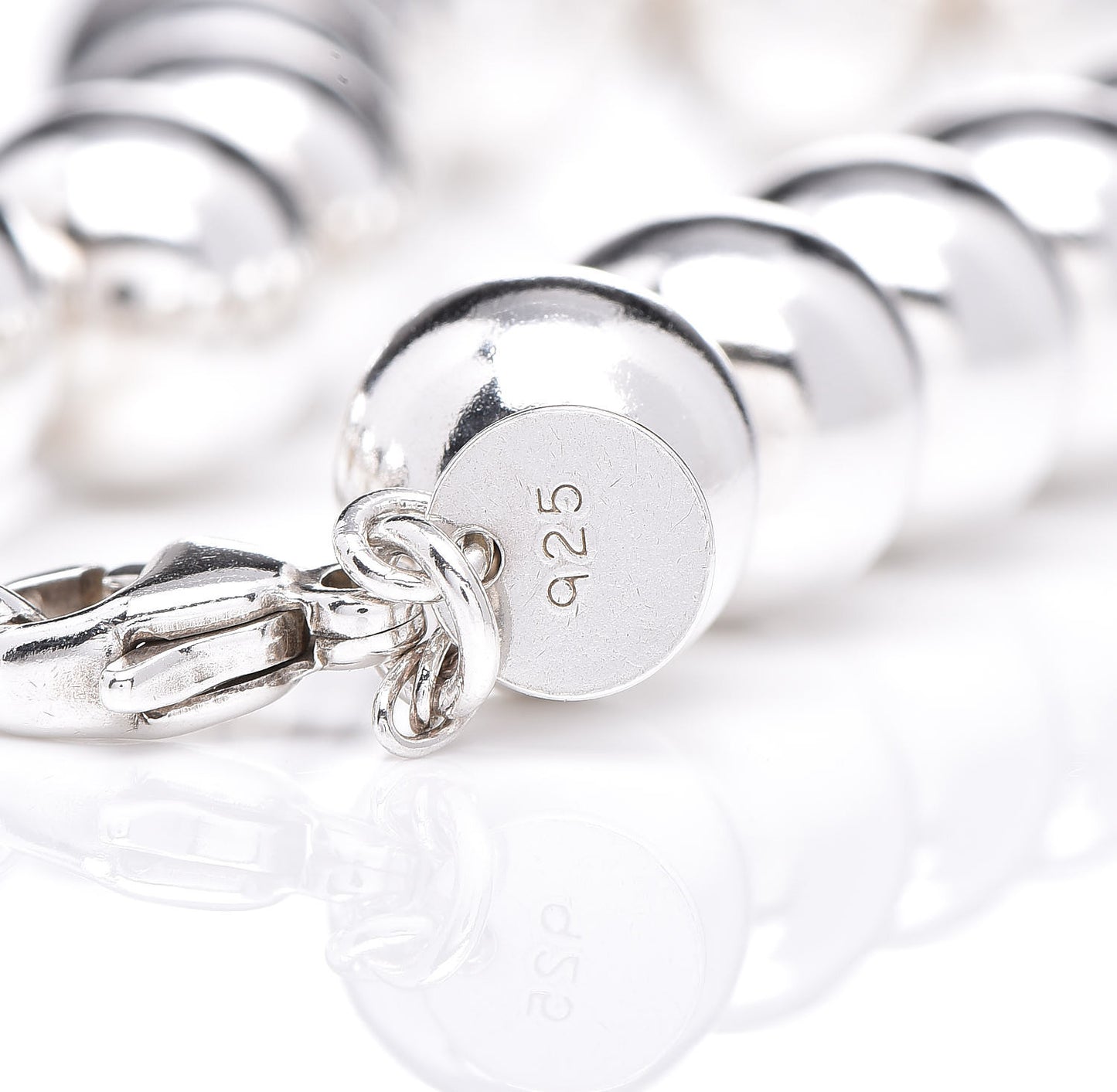 Sterling Silver 10mm HardWear Ball Bracelet