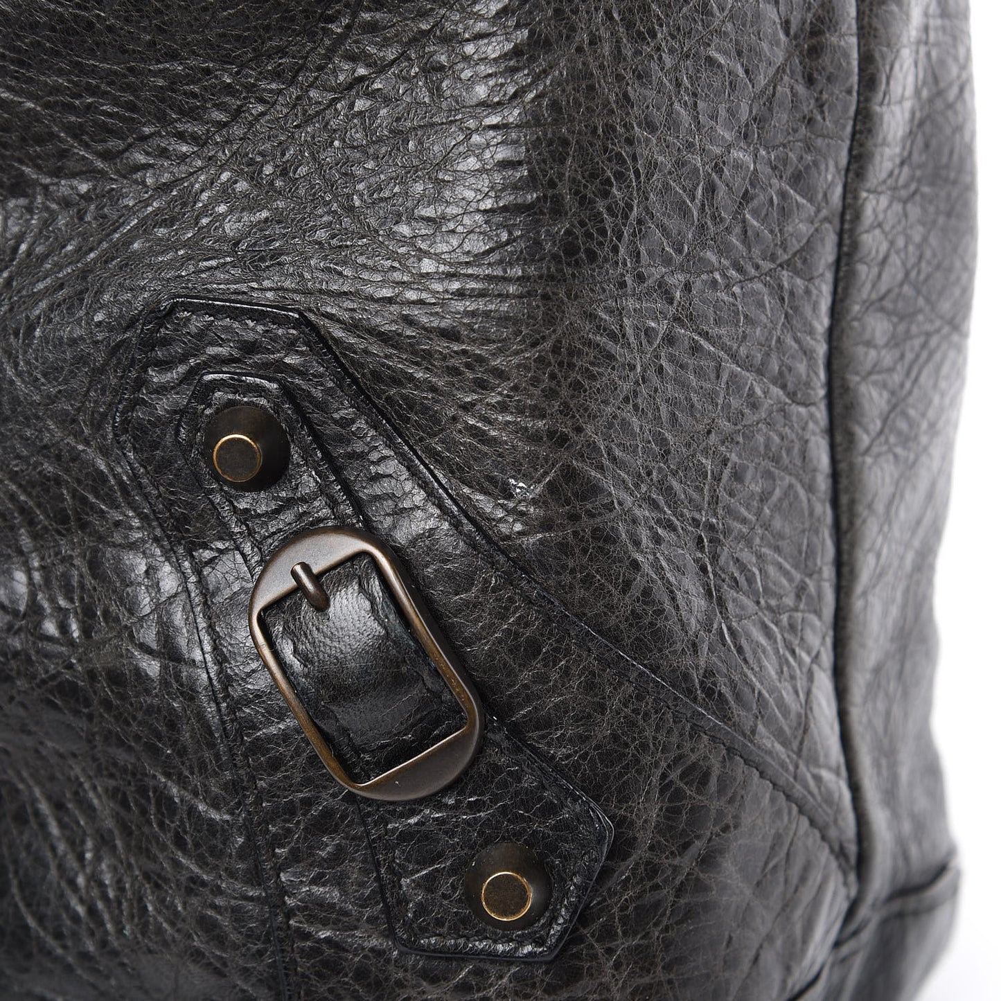 Agneau Classic Hardware Day Hobo Anthracite