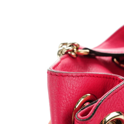 Gucci Pebbled Calfskin Medium Soho Chain Shoulder Bag Pink 12 of 12