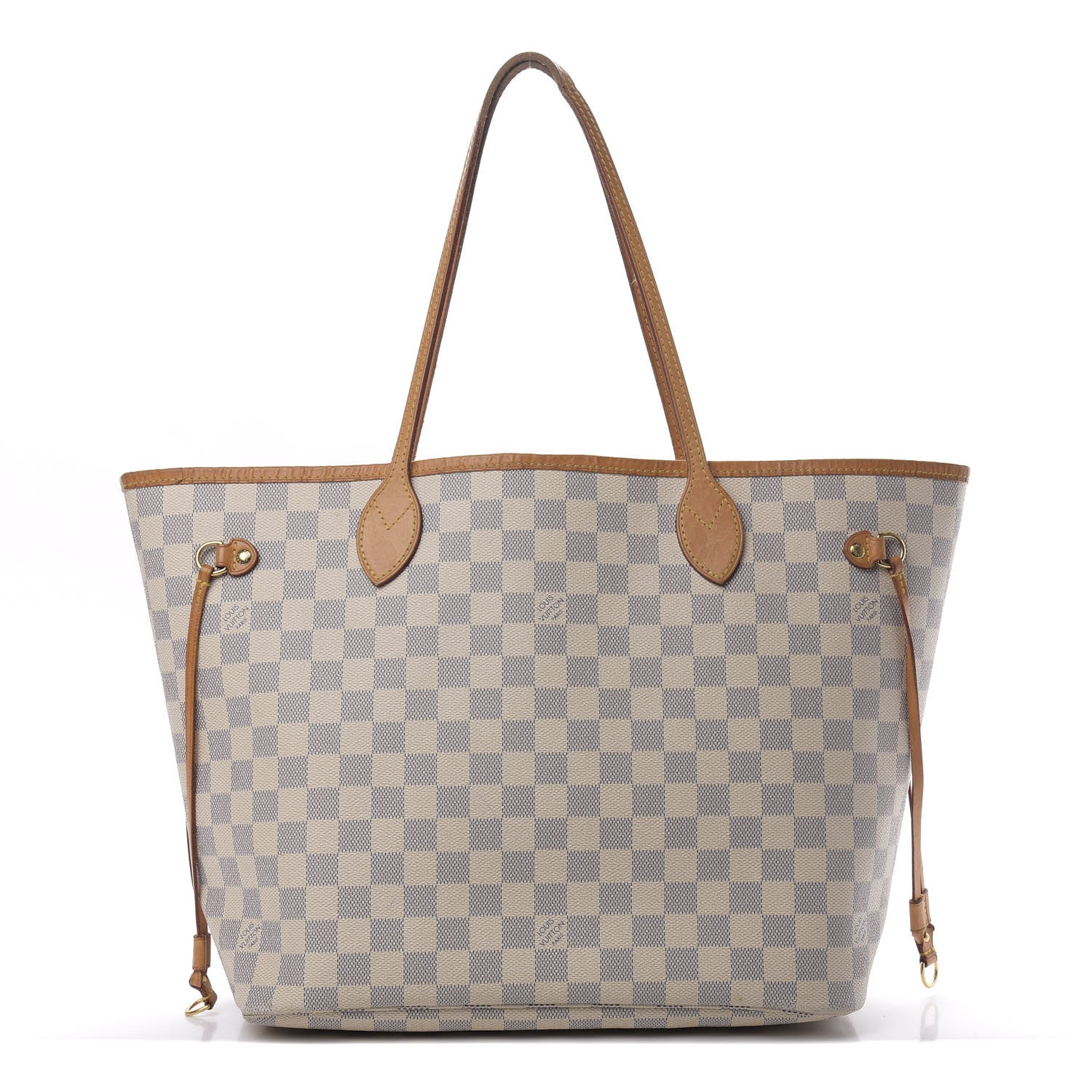Louis Vuitton Damier Azur Neo Neverfull MM Rose Ballerine 1 of 24