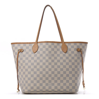 Louis Vuitton Damier Azur Neo Neverfull MM Rose Ballerine 1 of 24