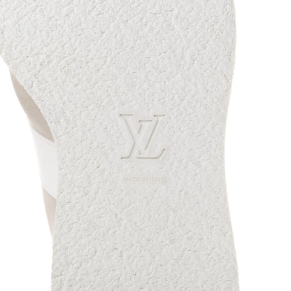 Louis Vuitton Calfskin Suede Mens Creeper Ankle Boots 10 White 6 of 9