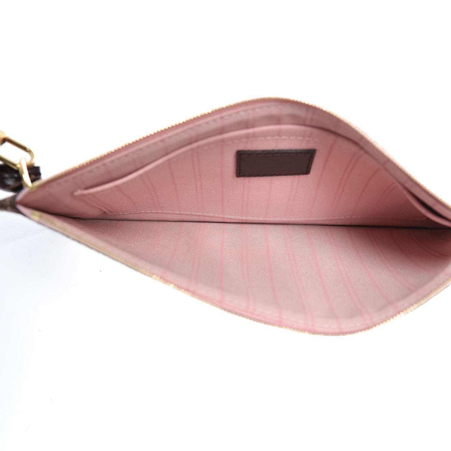 Damier Ebene Neverfull MM GM Pochette Rose Ballerine