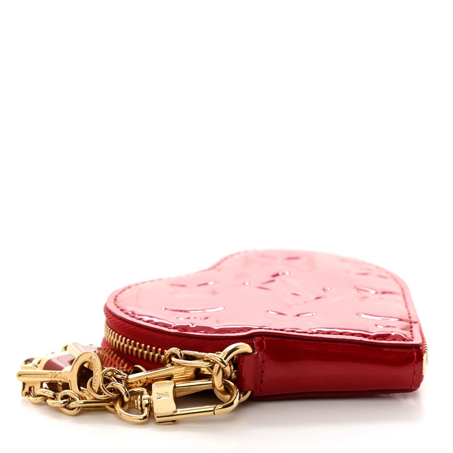 Louis Vuitton Vernis Coeur Heart Coin Purse Pomme D'Amour 4 of 7