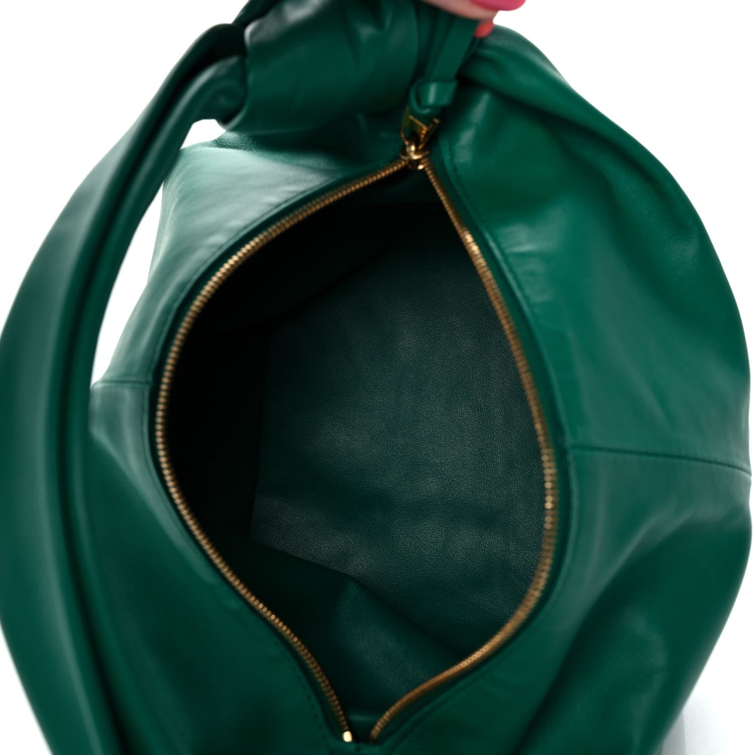 Bottega Veneta Nappa Mini Double Knot Bag Racing Green 4 of 11
