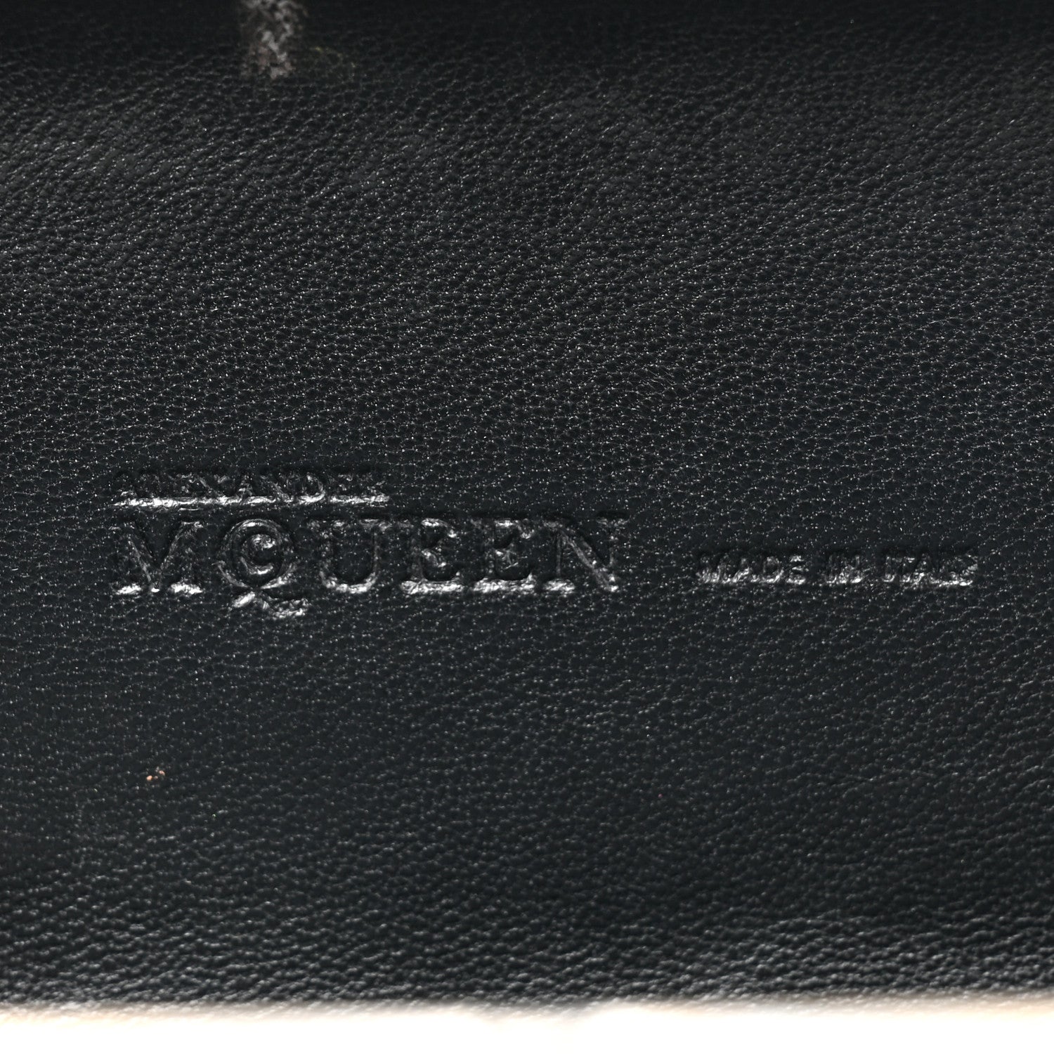 Alexander McQueen Calfskin Whipstitch Britannia Skull Box Clutch White Black 6 of 10