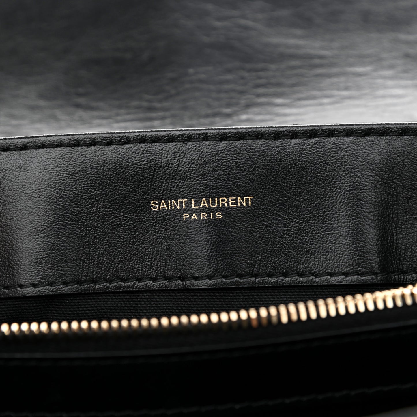 Calfskin Y Quilted Monogram Medium Loulou Chain Satchel Black