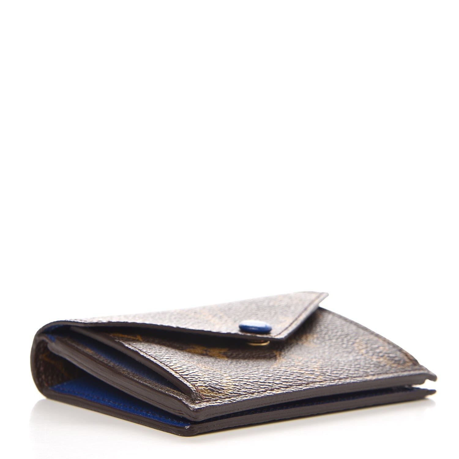 Louis Vuitton Monogram Compact Marie Wallet Blue 4 of 7