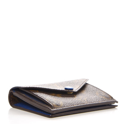 Louis Vuitton Monogram Compact Marie Wallet Blue 4 of 7
