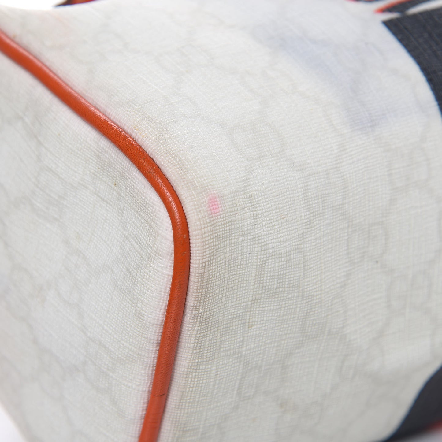 GG Plus Monogram Web Stripe Small Joy Boston Orange