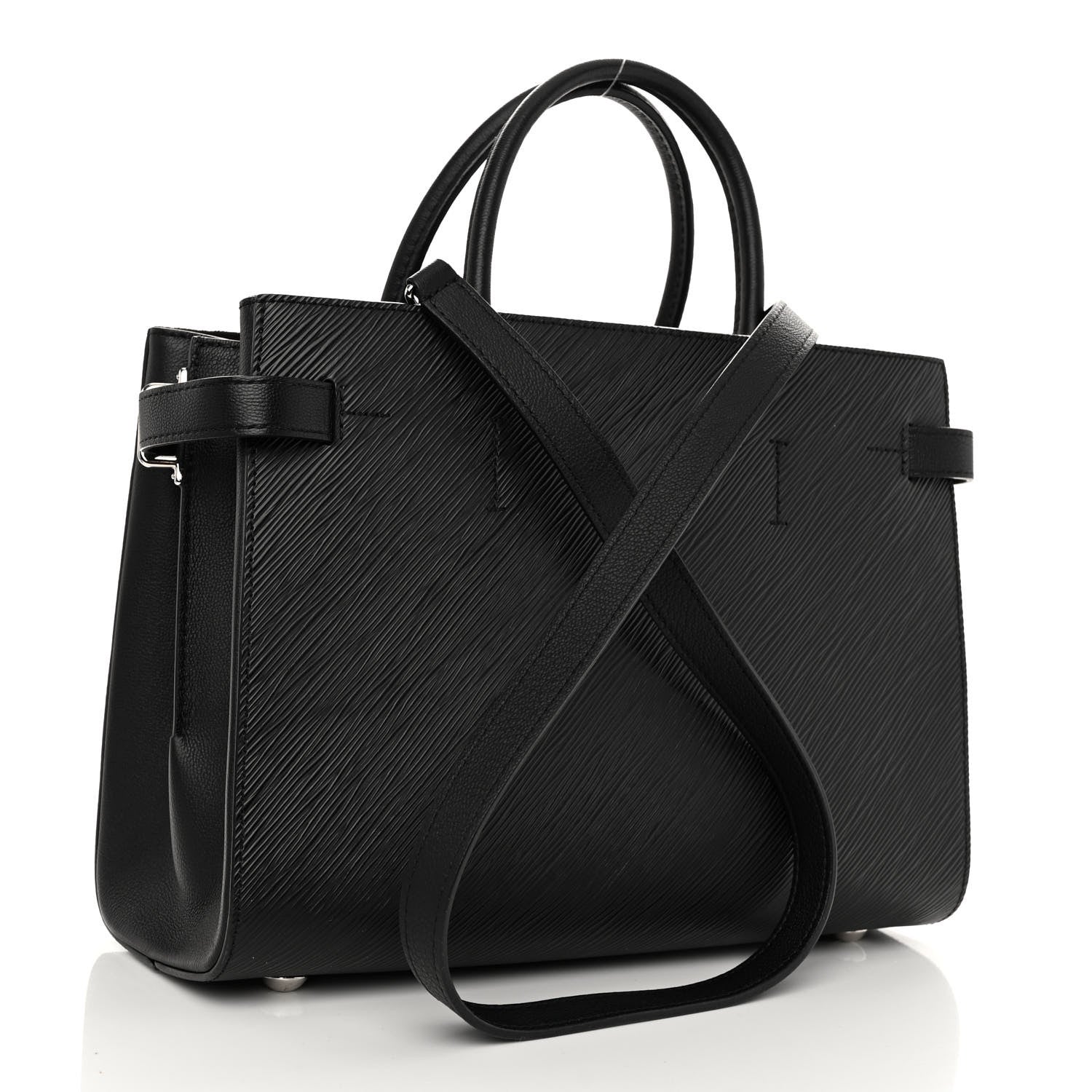 Louis Vuitton Epi Twist Tote Black 3 of 9