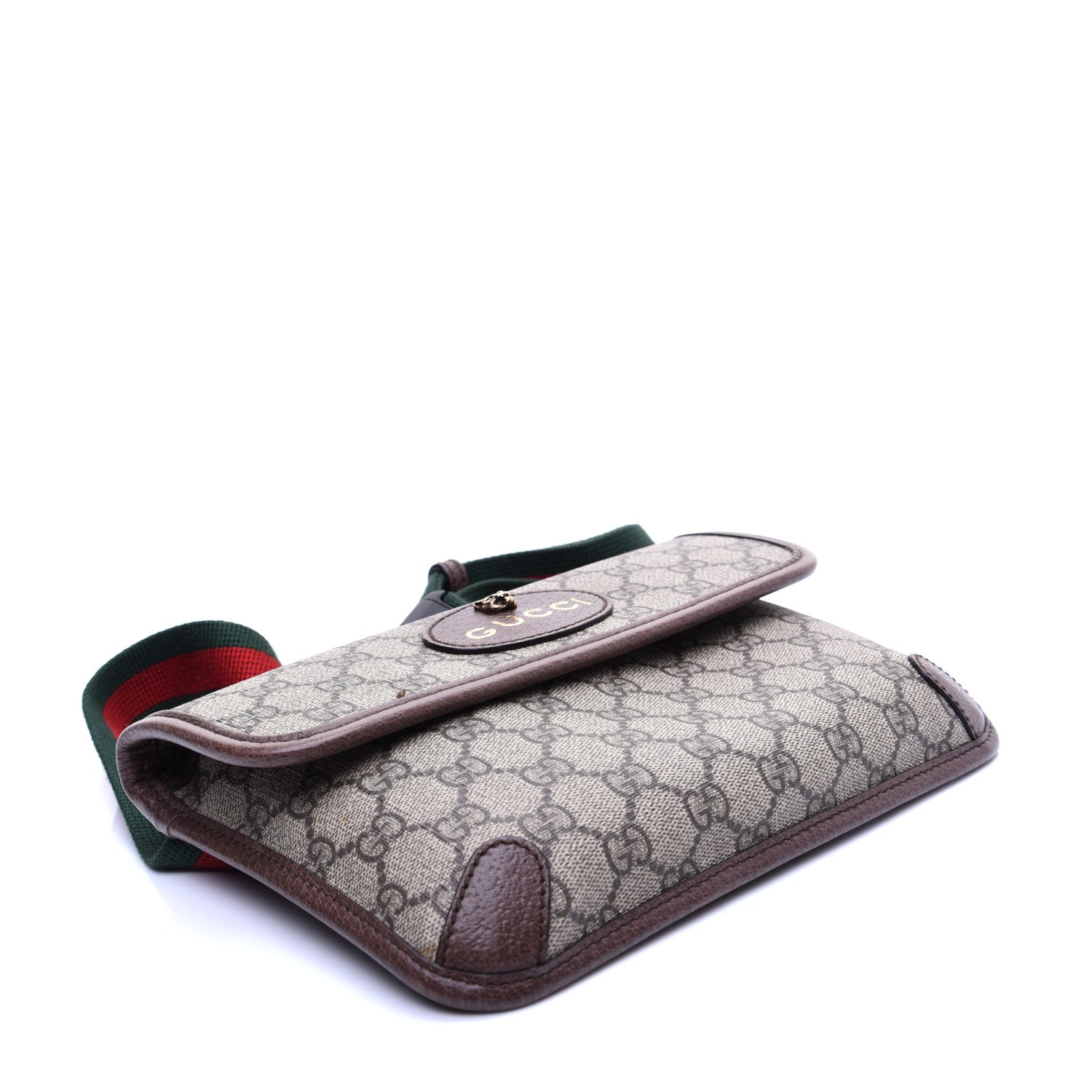 Gucci GG Supreme Monogram Neo Vintage Web Belt Bag Brown 4 of 11