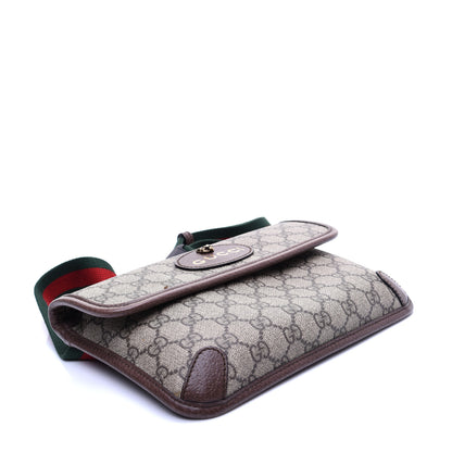 Gucci GG Supreme Monogram Neo Vintage Web Belt Bag Brown 4 of 11