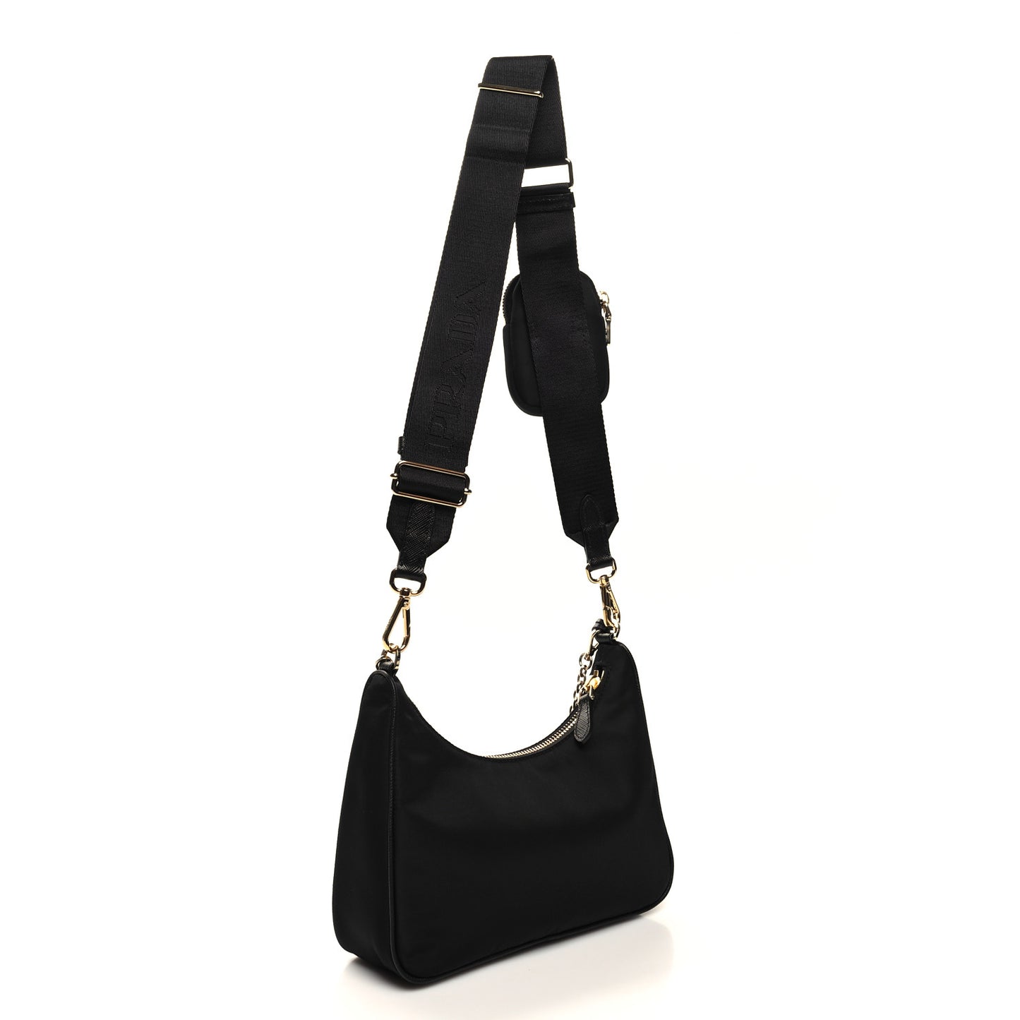 Nylon Lux Re-Edition 2005 Shoulder Bag Black