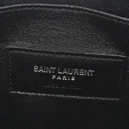 Saint Laurent Calfskin Crocodile Embossed Baby Sac De Jour Fog 6 of 12