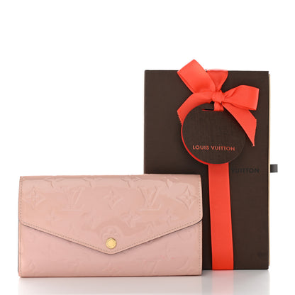 Louis Vuitton Vernis Sarah Wallet NM Rose Ballerine 15 of 15