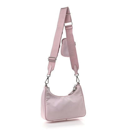 Prada Nylon Re-Edition 2005 Shoulder Bag Alabastro 3 of 10