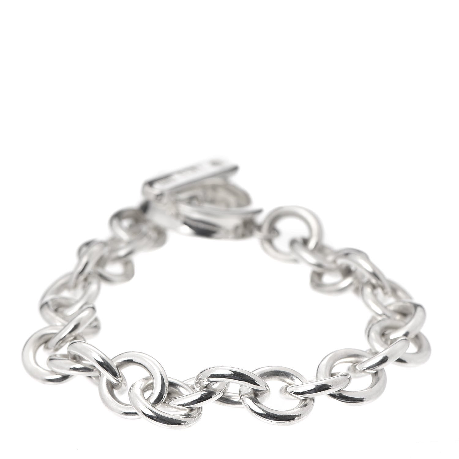 Tiffany Sterling Silver 1837 Toggle Bracelet 3 of 5