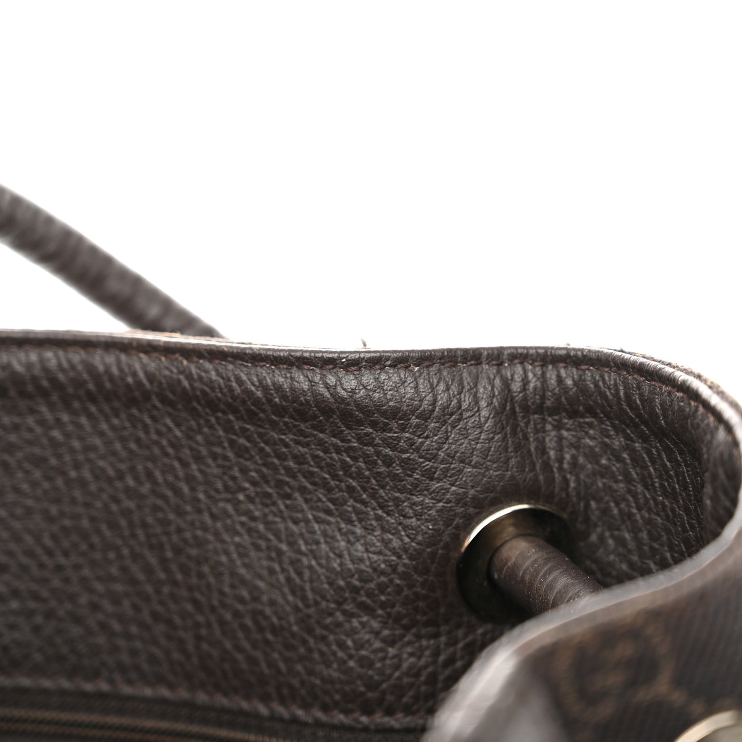 Canvas Monogram Gifford Shopping Tote Brown