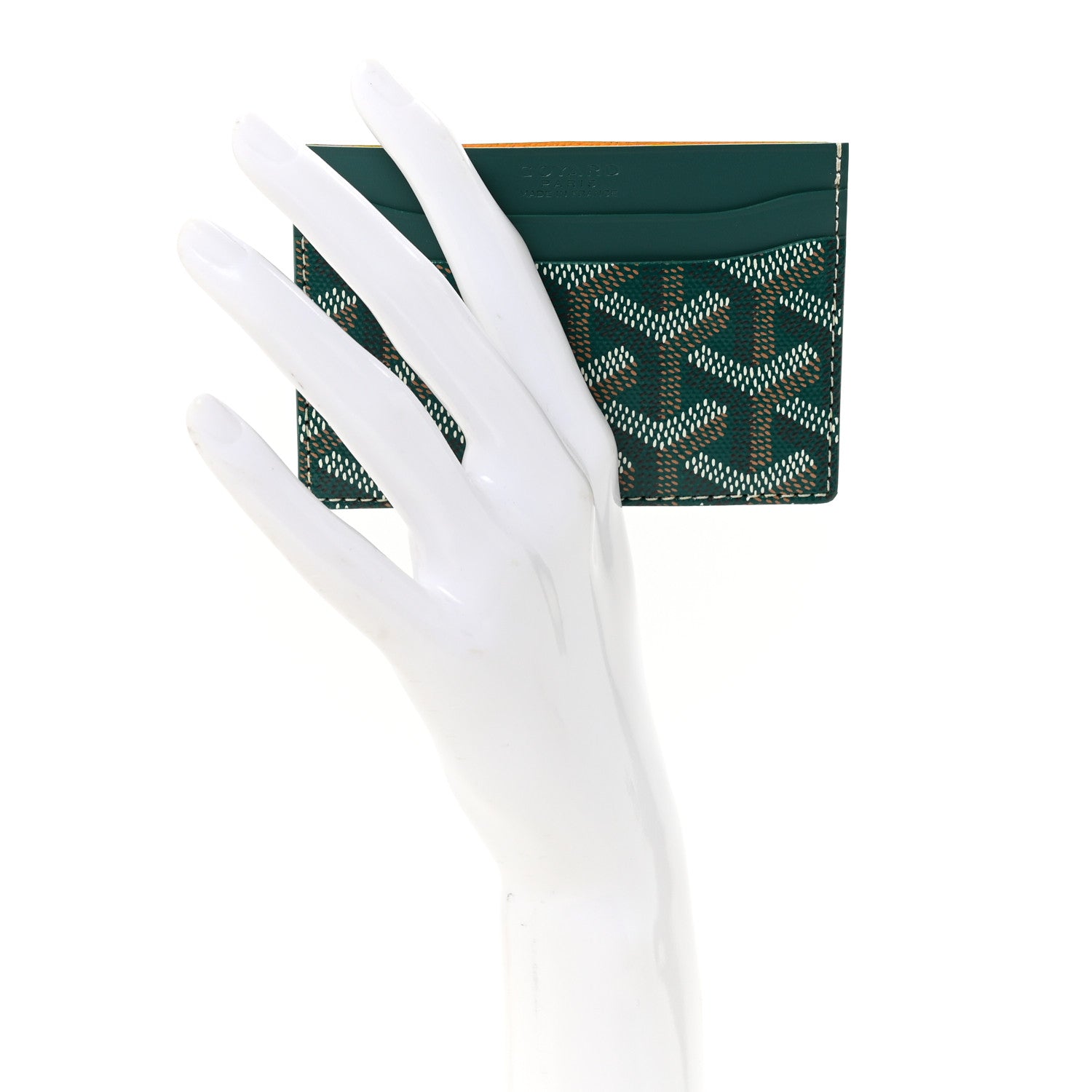 Goyard Goyardine Saint Sulpice Card Holder Green 2 of 6