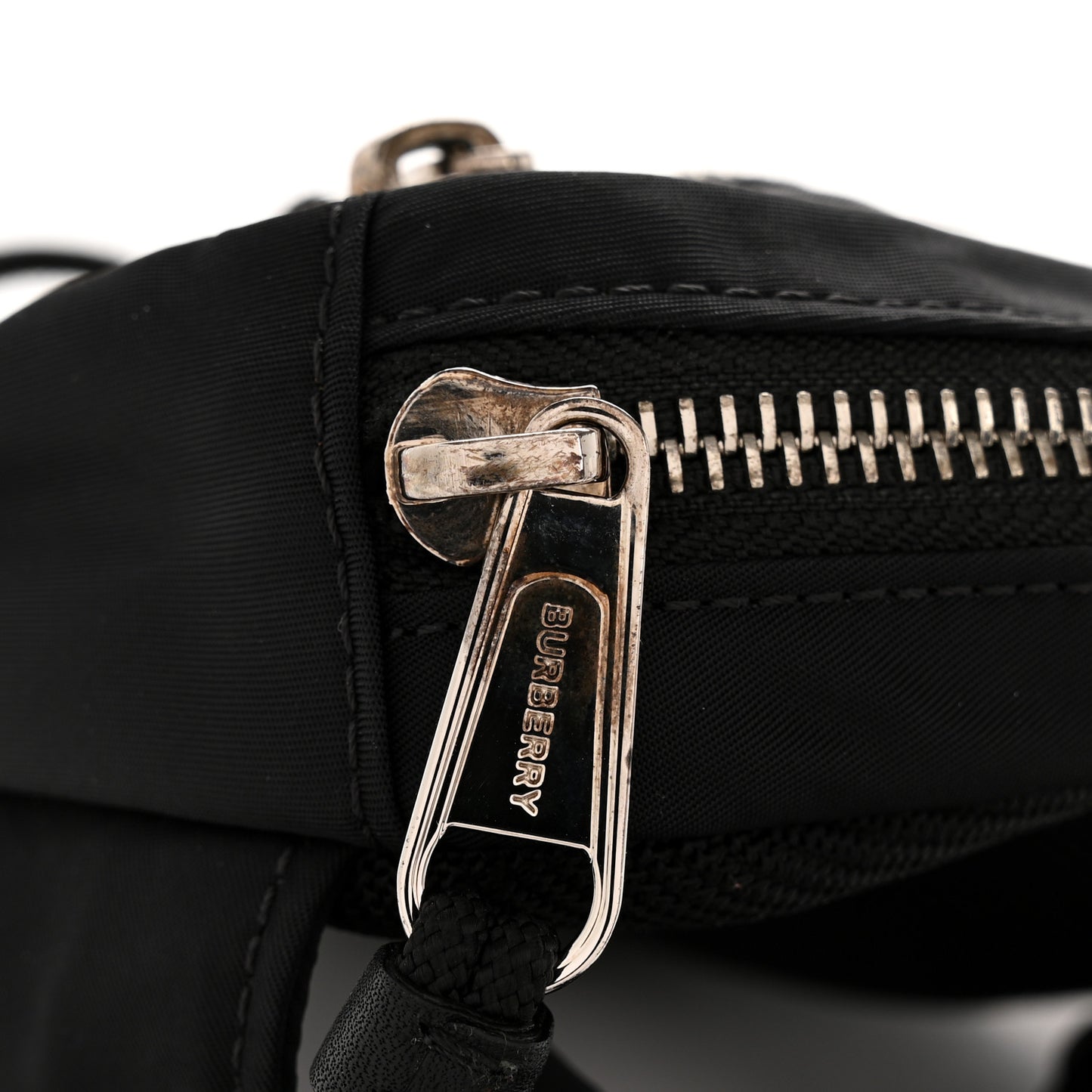 Econyl Logo Print Small Cannon Bum Bag Black