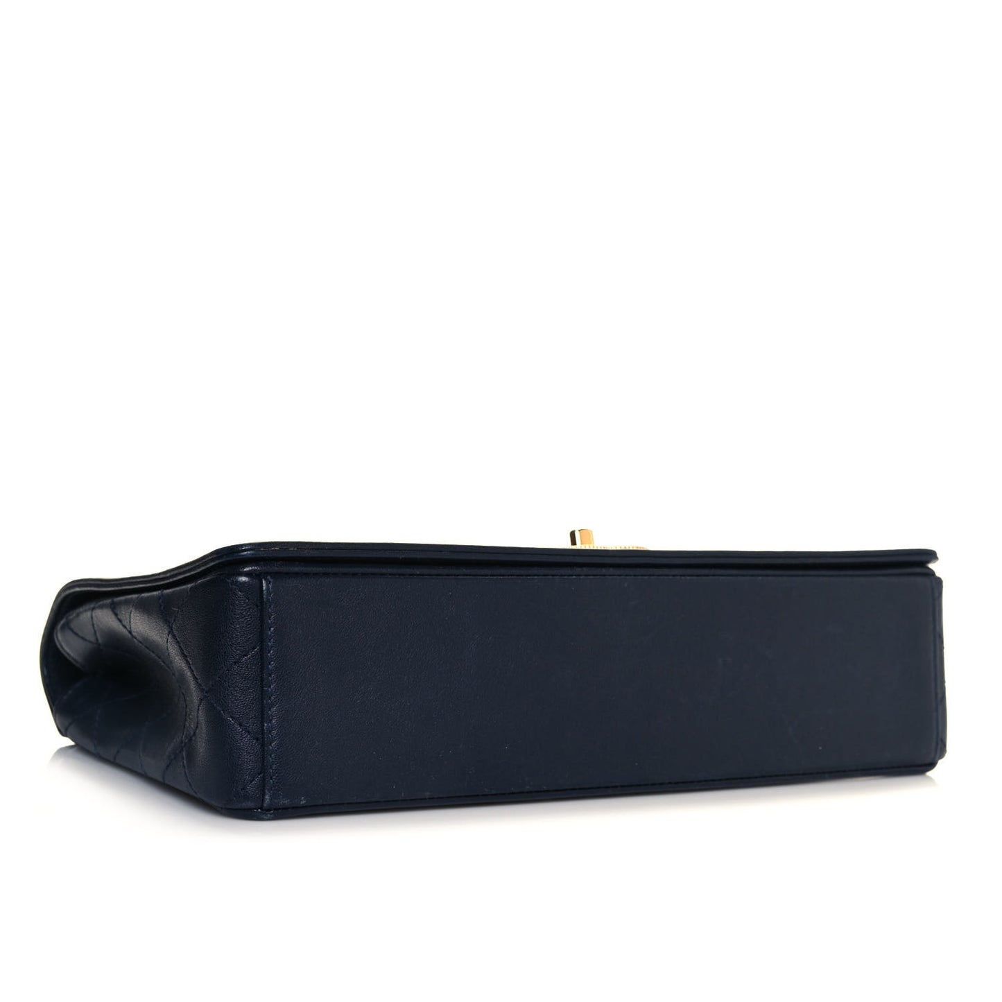 Sheepskin Quilted Vintage Mademoiselle Flap Navy
