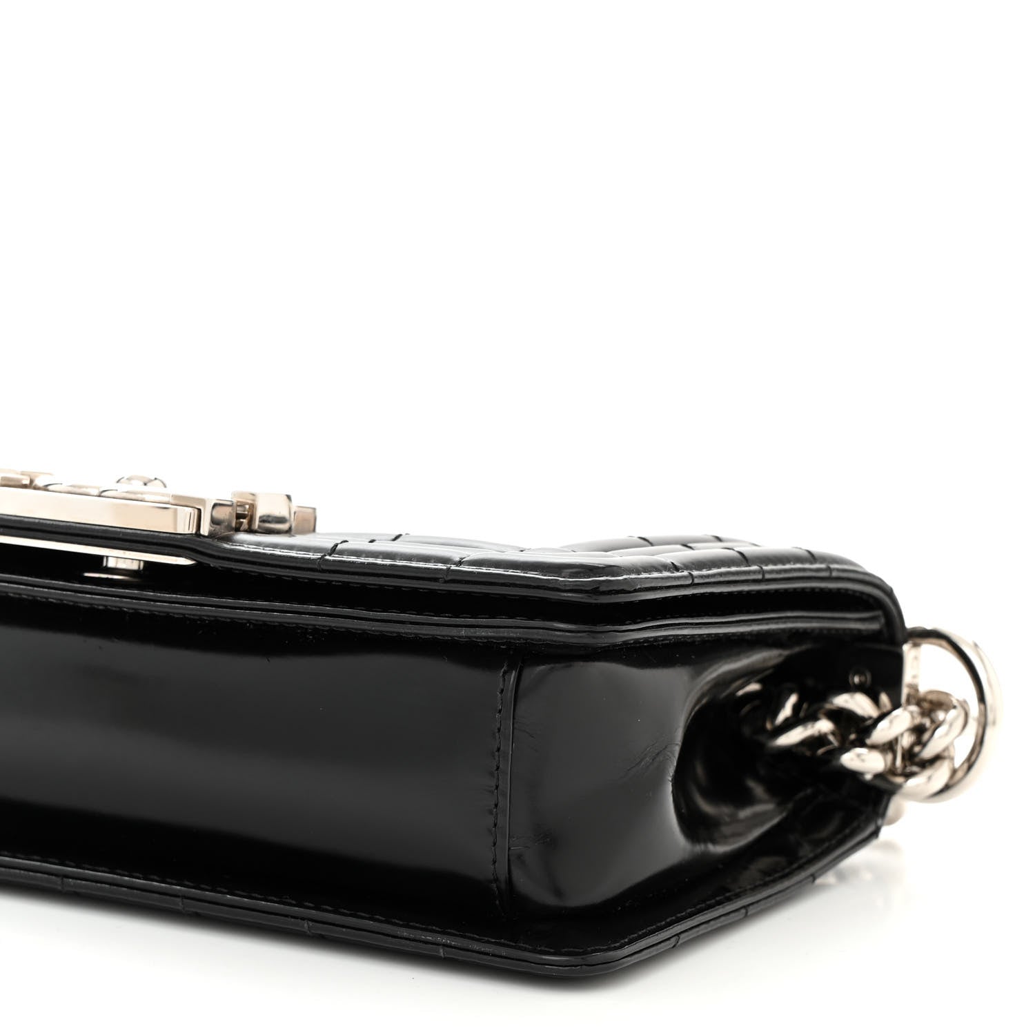 Chanel Glazed Calfskin Small Boy Flap Black 10 of 10