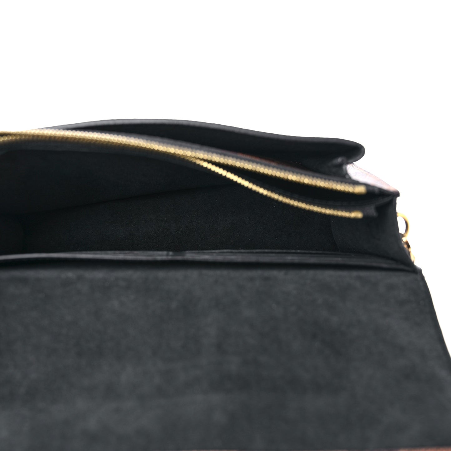 Damier Ebene Vavin Chain Wallet Black
