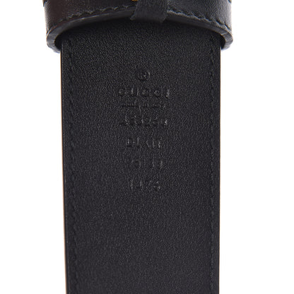 Gucci Moon Calfskin Pearl Double G 40mm Belt 95 38 Black Cream 4 of 6