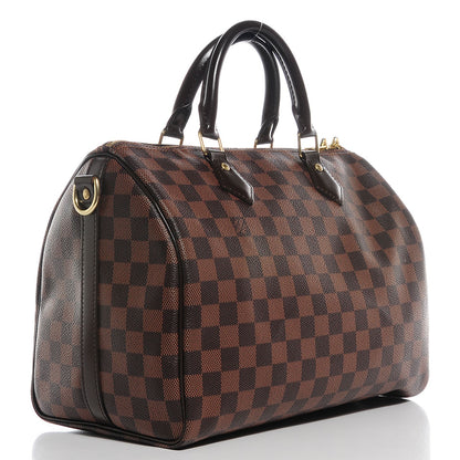 Louis Vuitton Damier Ebene Speedy Bandouliere 30 3 of 8