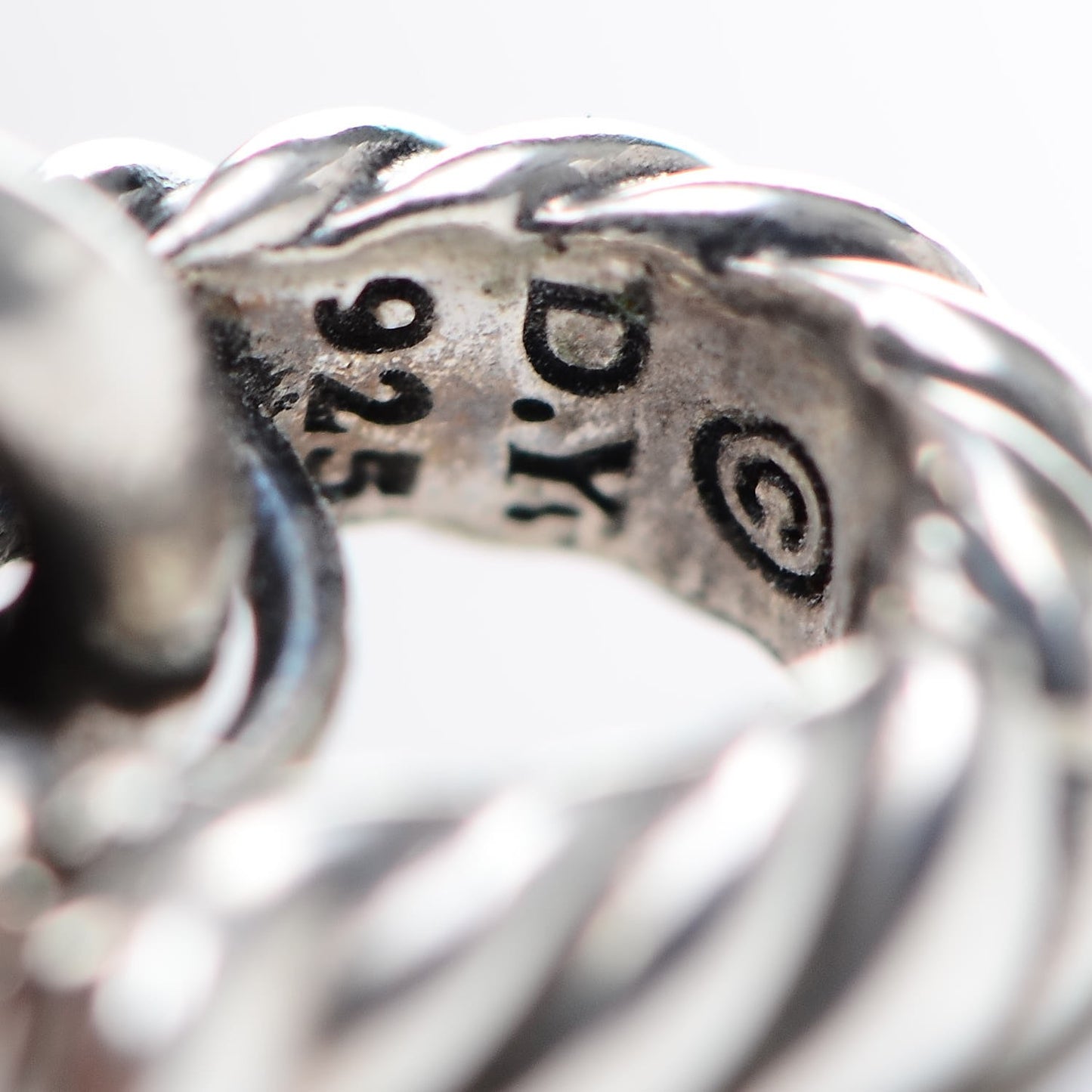 Sterling Silver Cable Heart Pendant