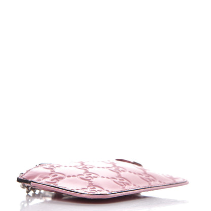 Gucci Guccissima Signature Key Case Carmine Rose 4 of 9