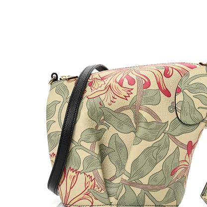 Loewe Calfskin Printed Mini Elephant Crossbody Bag Green 7 of 11