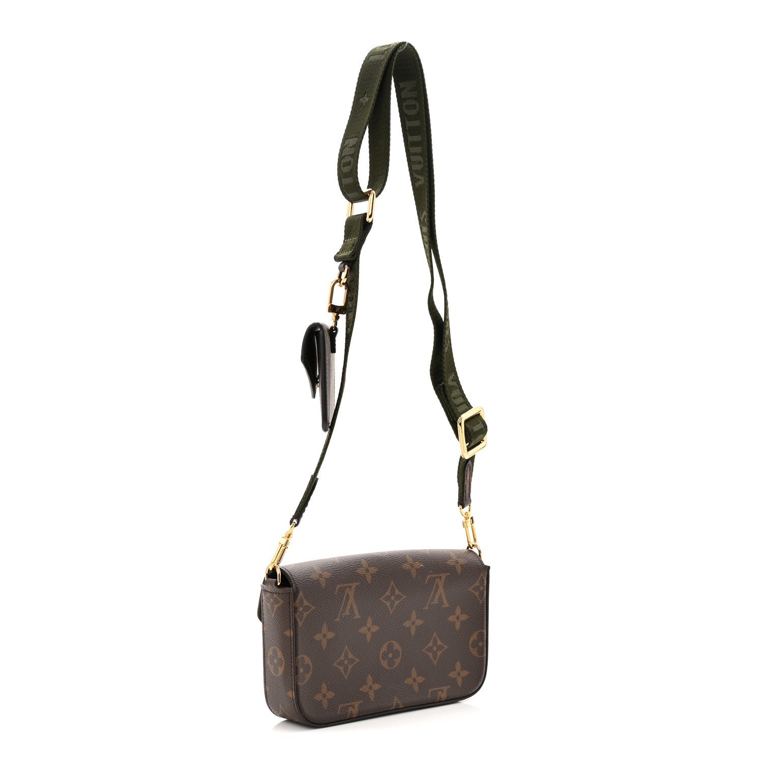 Louis Vuitton Monogram Felicie Strap & Go Kaki 2 of 10