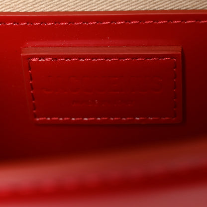 Jacquemus Glazed Calfskin Le Bambino Long Red 6 of 9