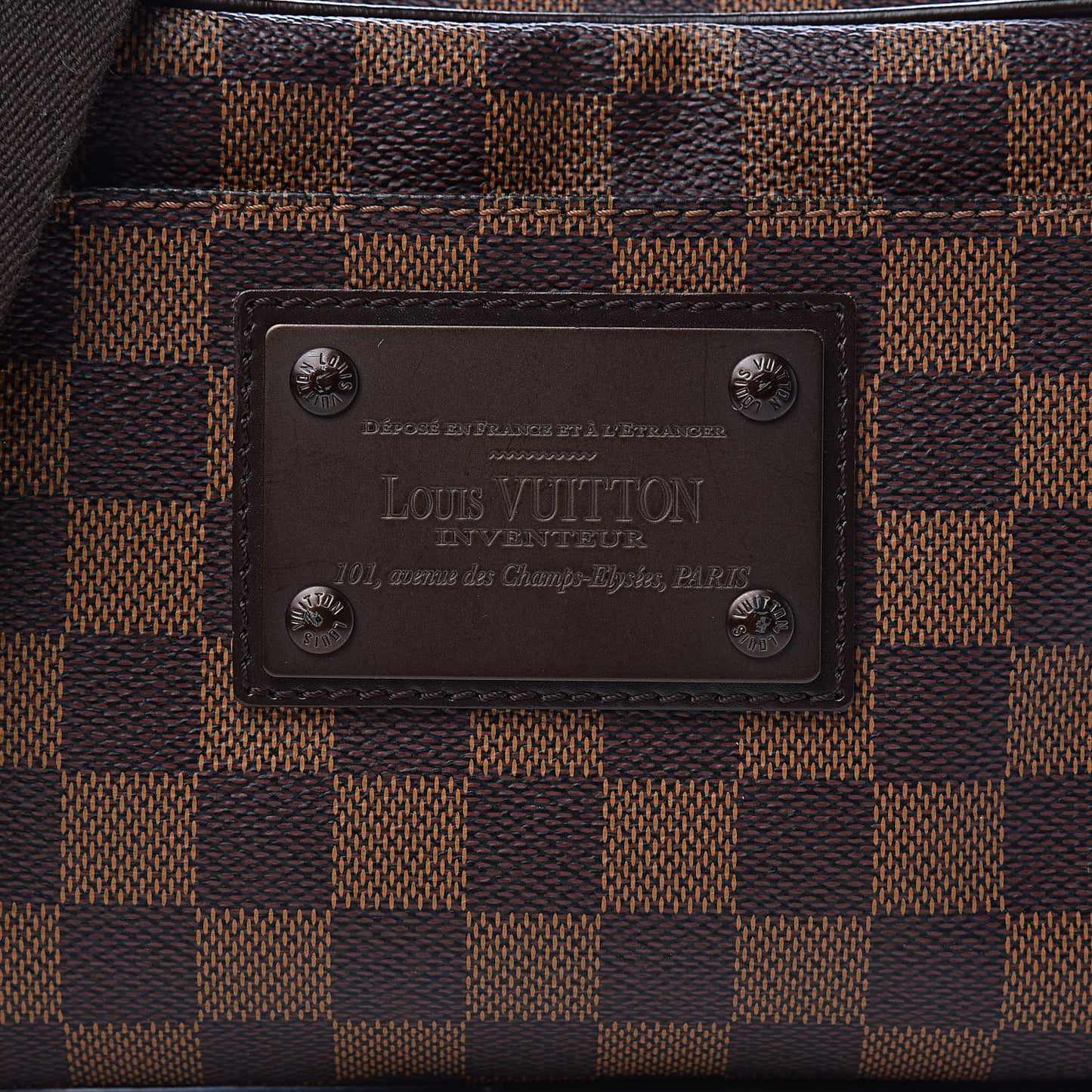 Damier Ebene Brooklyn Bum Bag