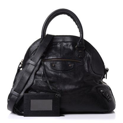 Balenciaga Agneau Classic Hardware Bowling Bag Black 1 of 9