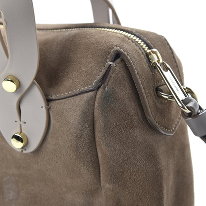 Jimmy Choo Suede Nappa Small Allie Bowling Bag Light Mocha 12 of 12